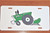 OLIVER Tractor Original artwork LICENSE PLATE on BLACK or WHITE Aluminum Plate