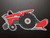 MASSEY FERGUSON MF1155 Tractor Original artwork LICENSE PLATE on BLACK or WHITE Aluminum Plate