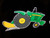 Original Artwork “John Deere” JD Fans DECAL/STICKER “Tractor Swag Series" RIGHT