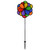13.5" 18 Petal TRIPLE Rainbow Flower Ground Wind Spinner, ITB-2685 13.5" 18 Petal TRIPLE Rainbow Flower Ground Wind Spinner, ITB-2685