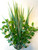 8" Mixed BUSH Pea Leaf & Wild Grass Combo 831B, Stone base, Realistic Artificial Aquarium Plastic plant, Lower Forty Farm unique combination artificial aquarium plant arrangement 8" Mixed BUSH Pea Leaf & Wild Grass Combo 831B, Stone base, Realistic Artificial Aquarium Plastic plant, Lower Forty Farm unique combination artificial aquarium plant arrangement