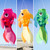 PACK of 3 Assorted Small 15" DAMSEL FISH windsock, In the Breeze ITB-5234