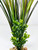16 in. Green-Red Spike Weed & Dark Green Boxwood Combo Mix 844A, Stone base, Realistic Artificial Aquarium Plastic plant, Lower Forty Farm unique combination artificial aquarium plant arrangement