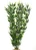 21" THICK Medium 5-stem REGULAR-LEAF Dark Green BAMBOO Soft Flowing Plastic Plant, Stone Base, Lower Forty Farm, unique handmade realistic natural-looking artificial aquarium plant