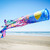 40" TROPICAL FISH Illusion Windsock, In the Breeze 5247, embroidered & applique details 40" TROPICAL FISH Illusion Windsock, In the Breeze 5247, embroidered & applique details