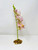side view of pink orchid aquarium plant