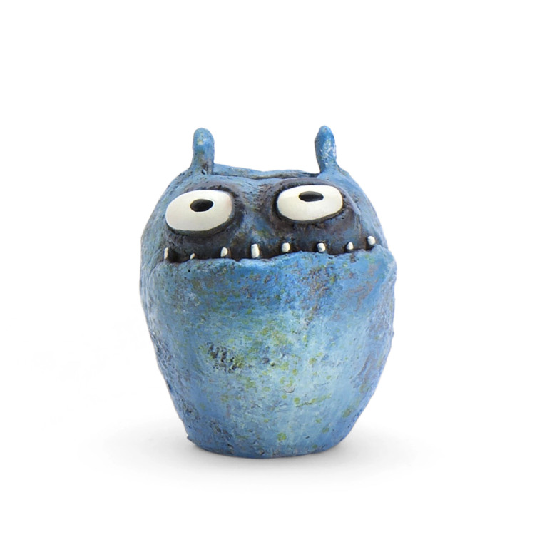 2.5" BLOOMIES Murphy MONSTER Blob House planter Pot Only, unique gift, home office decor
