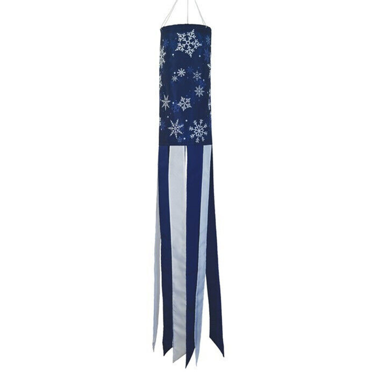 40"L Large WINTER WONDERLAND Snow WINDSOCK garden décor, In the Breeze ITB-5146 40"L Large WINTER WONDERLAND Snow WINDSOCK garden décor, In the Breeze ITB-5146