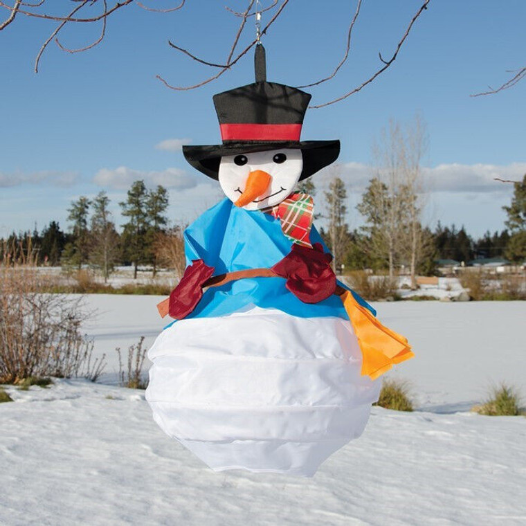 SNOWMAN Winter Garden WIND FRIEND hanging windsock garden décor – ITB-1147 SNOWMAN Winter Garden WIND FRIEND hanging windsock garden décor – ITB-1147