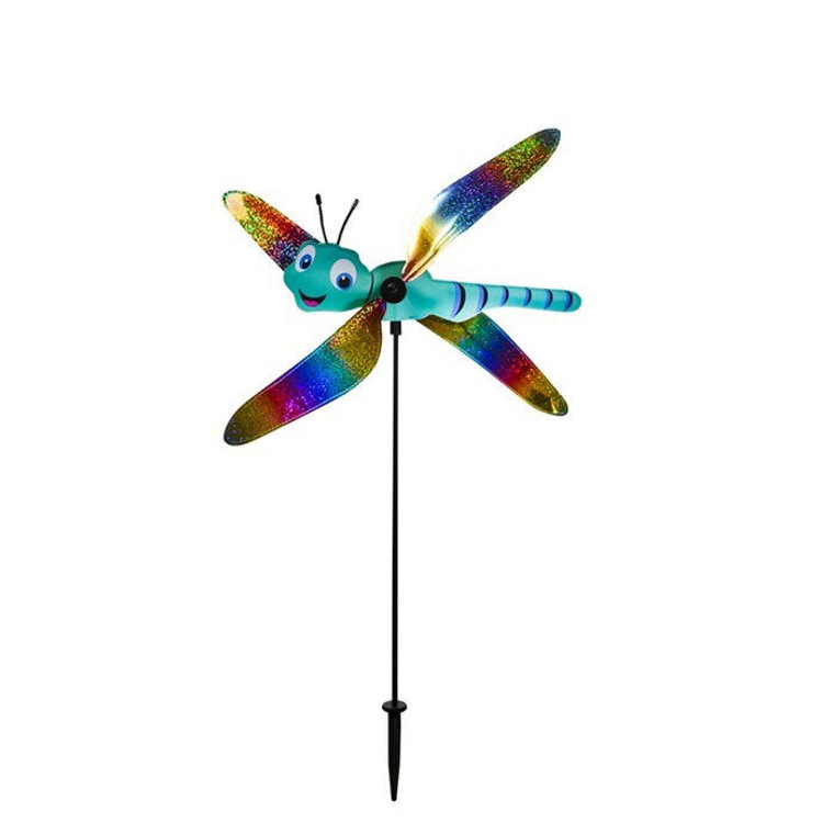 16"w BABY DRAGONFLY WhirliGig Ground Wind SPINNER garden décor, ITB-2555 16"w BABY DRAGONFLY WhirliGig Ground Wind SPINNER garden décor, ITB-2555