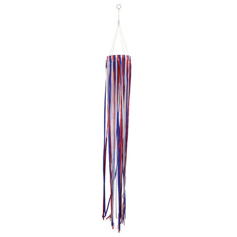 39"L x 4.5" Patriotic RED, WHITE & BLUE RIBBON Windsock – In the Breeze ITB-5189 39"L x 4.5" Patriotic RED, WHITE & BLUE RIBBON Windsock – In the Breeze ITB-5189