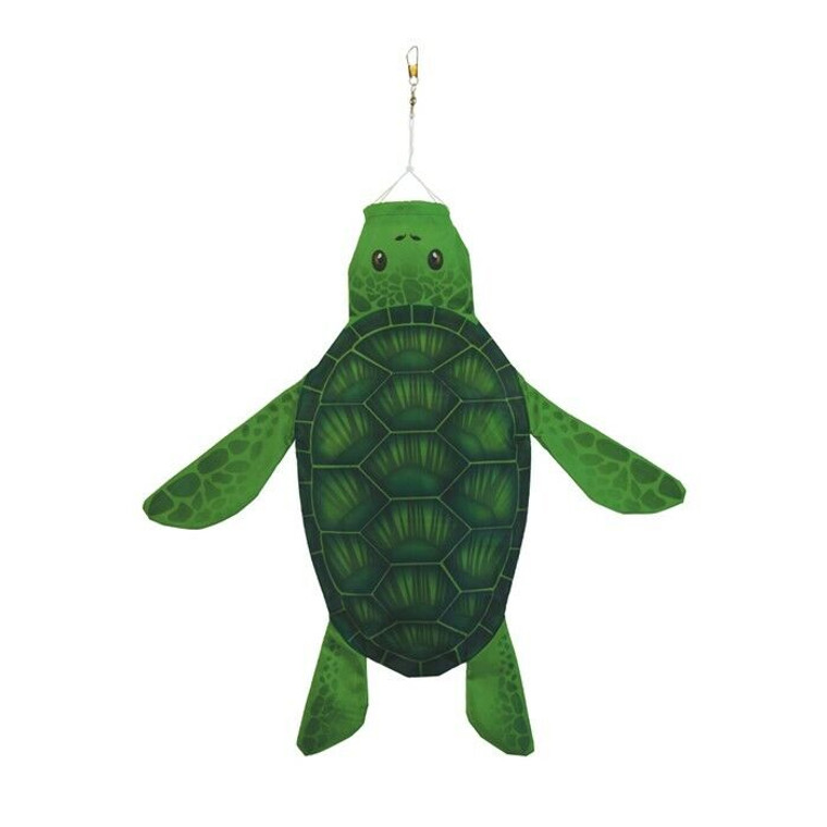 17" x 17"  3D BABY SEA TURTLE windsock wind garden décor, In the Breeze ITB-5168