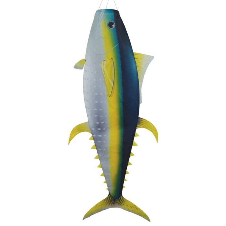 48" YELLOWFIN TUNA fish windsock WIND garden décor – In the Breeze ITB-5162