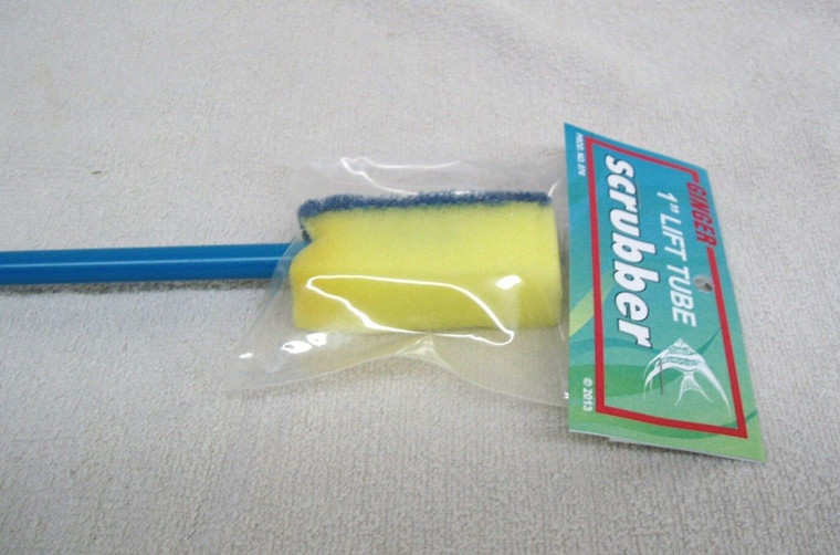 (1) Aquarium ALGAE 1 inch TUBE scrubber sponge pad w/ 18” handle, Scrubmaster (1) Aquarium ALGAE 1 inch TUBE scrubber sponge pad w/ 18” handle, Scrubmaster