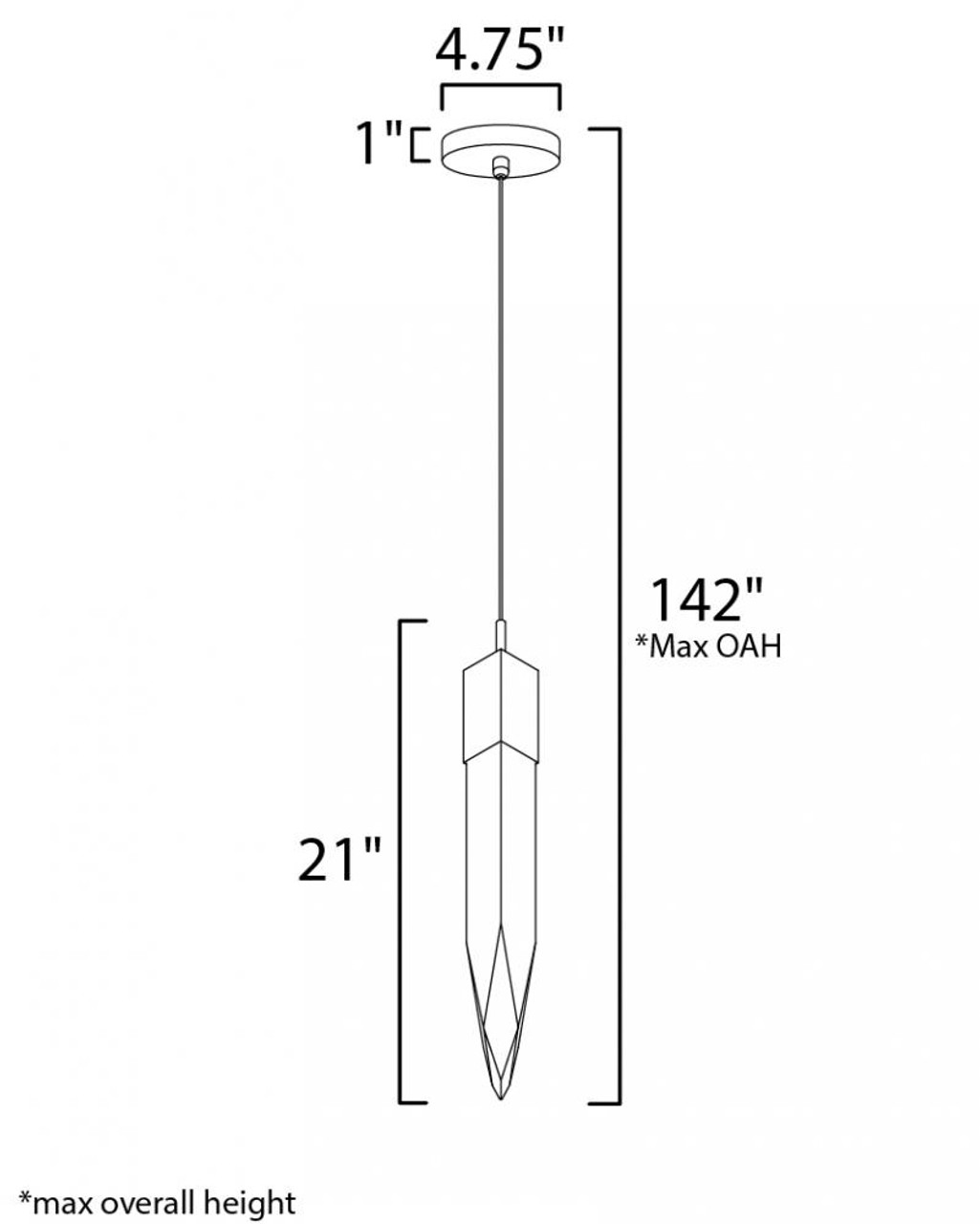 Quartz-Mini Pendant, ET2 E31241-20PC NKQ3 ET2 Down Mini Pendant