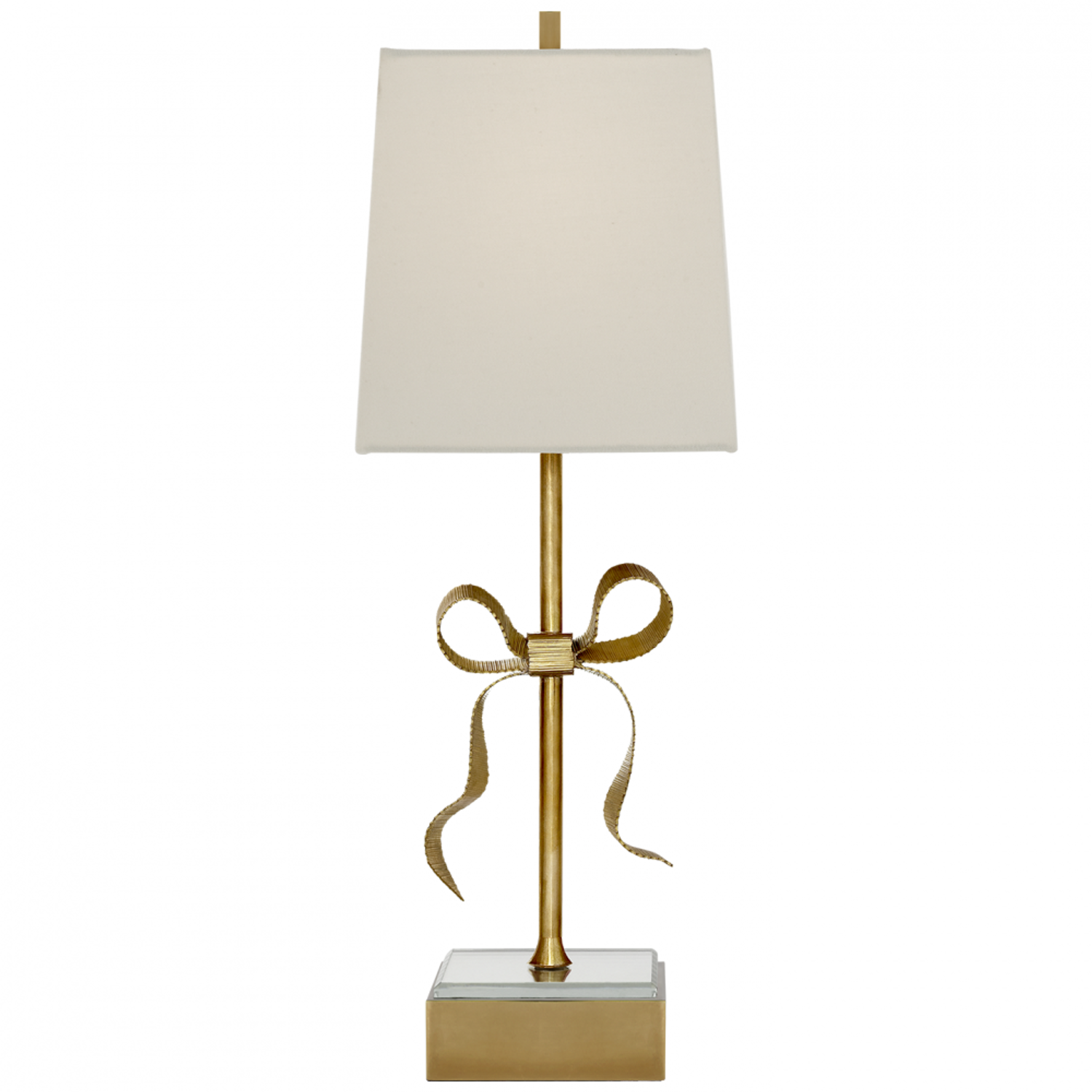 Visual Comfort Bradford Medium Sconce in Soft Brass and Cream with Cream  Linen Shade with Soft Brass Trim