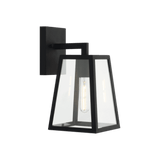 Matteo Lighting Denzil Outdoor Wall Sconce, Matte Black 