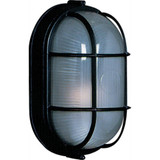 Artcraft Marine Outdoor Wall Light, 1-Light, Black, 8.25"H (AC5662BK 340402XX) 