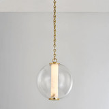 Corbett Pietra Pendant 1-Light Brass 13.75"H 
