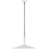 Visual Comfort & Co. Signature Collection Rosetta X-Large Pendant, 1-Light, LED, Matte White, Bronze, 26"W (ARN 5542WHT/BZ D03RK) 