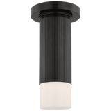 Visual Comfort & Co. Signature Collection Ace Mini Monopoint Flush Mount, 1-Light, LED, Bronze, 10.75"H (TOB 4350BZ-WG D00VW) 