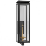 Visual Comfort & Co. Signature Collection Fresno Large Bracketed Gas Wall Lantern, 1-Light, Matte Black, 22.75"H (CHO 2561BLK-CG D01T6) 