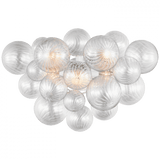 Visual Comfort & Co. Signature Collection Talia Large Sconce, 5-Light, LED, Plaster White, 17.75"H (JN 2006PW-CG D01V6) 