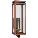 Visual Comfort & Co. Signature Collection Fresno Medium Bracketed Gas Wall Lantern, 1-Light, Soft Copper, 18.5"H (CHO 2560SC-CG D02RY) 