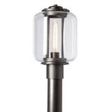 Hubbardton Forge Fairwinds Outdoor Post Light, 1-Light, Coastal Dark Smoke, Clear, 14.9"H (342553-SKT-77-ZM0724 5NY201) 