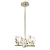 Hubbardton Forge Gatsby Pendant, 4-Light, Vintage Platinum, 11.6"W (131061-SKT-MULT-82-CR 5NCK75) 