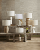 Currey and Company Cantata White Table Lamp 