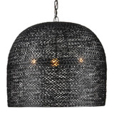 Currey and Company Piero Medium Black Chandelier 