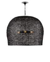 Currey and Company Piero Large Black Chandelier 
