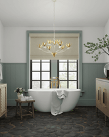 Currey and Company Paradiso Silver & Gold Chandelier 