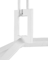 Currey and Company Denison Rectangular White Lantern 