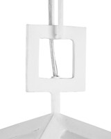 Currey and Company Denison Large White Lantern 