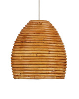 Currey and Company Beehive 3-Light Round Multi-Drop Pendant 