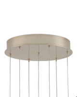 Currey and Company Palatino 7-Light Round Multi-Drop Pendant 