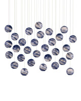 Currey and Company Palatino 30-Light Linear Multi-Drop Pendant 