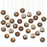 Currey and Company Pathos 30-Light Linear Multi-Drop Pendant 