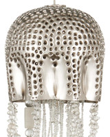 Currey and Company Medusa 3-Light Round Multi-Drop Pendant 