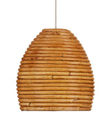 Currey and Company Beehive 7-Light Linear Multi-Drop Pendant 