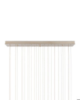 Currey and Company Regatta 30-Light Linear Multi-Drop Pendant 