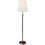 Visual Comfort & Co. Signature Collection Bryant Table Lamp, 1-Light, Bronze, Hand-Rubbed Antique Brass, Linen Shade, 24.5"H (TOB 3007BZ/HAB-L D07MH) 