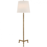 Visual Comfort & Co. Signature Collection Parish Floor Lamp, 2-Light, Gilded Iron, Linen Shade, 65.25"H (TOB 1152GI-L D06MY) 