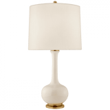 Visual Comfort & Co. Signature Collection Coy Medium Table Lamp, 1-Light, Ivory, Linen Shade, 31.5"H (CS 3611IVO-L D07P2) 