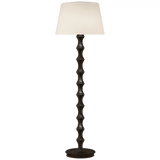 Visual Comfort & Co. Signature Collection Bamboo Bamboo Floor Lamp, 1-Light, Bamboo, Linen Shade, 52.5"H (S 111BB-L D07P6) 