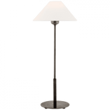 Visual Comfort & Co. Signature Collection Hackney Table Lamp, 1-Light, Bronze, Linen Shade, 23"H (SP 3022BZ-L D32G2) 