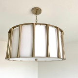 Capital Bodie Semi-Flush Mount, Matte Brass, 15"W 