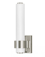 Hinkley Aiden Small LED Sconce Polished Nickel 4.75"W x 13.5"H x 3.75"L 